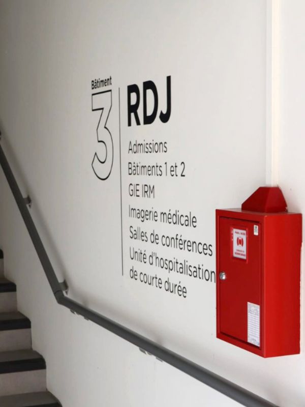 Signalétique d'étage