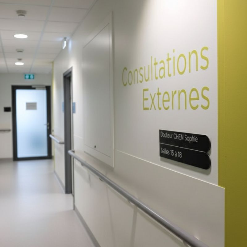 Signalétique murale clinique